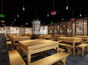 自助餐厅装修效果图
