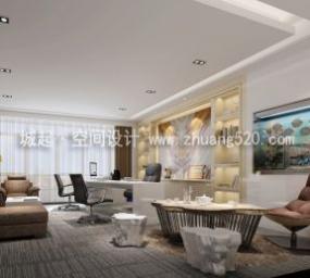 loft风格办公室装修设计效果图