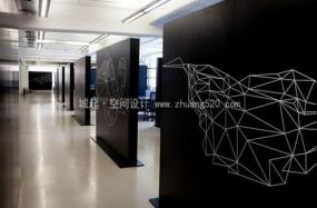 黑白风格办公室装修效果图