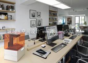 现代40平米简约风格办公室装修图片