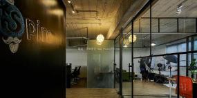 现代个性简约风格办公室装修效果图