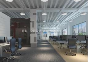 简约式公司总裁办公室装修效果图