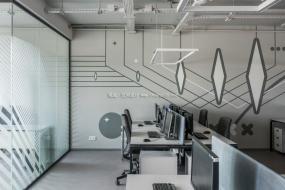 50平loft办公室设计效果图