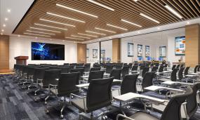 2020最新现代办公室室内布置效果图