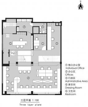 工业水泥风格装修办公室