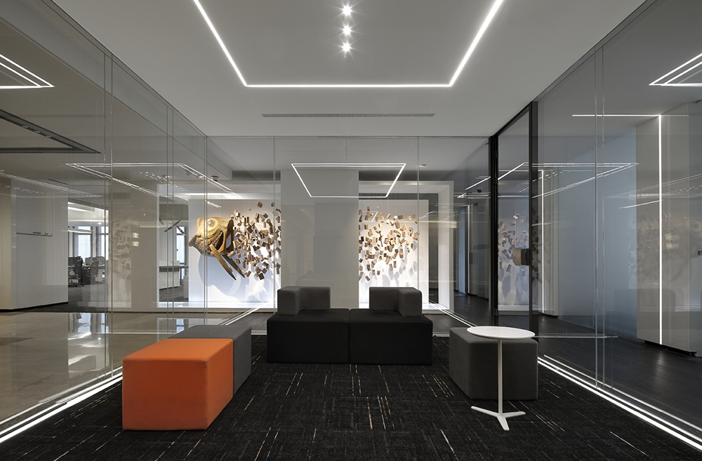 商贸公司办公室洽谈区装修设计效果图,办公室洽谈区装修设计效果图