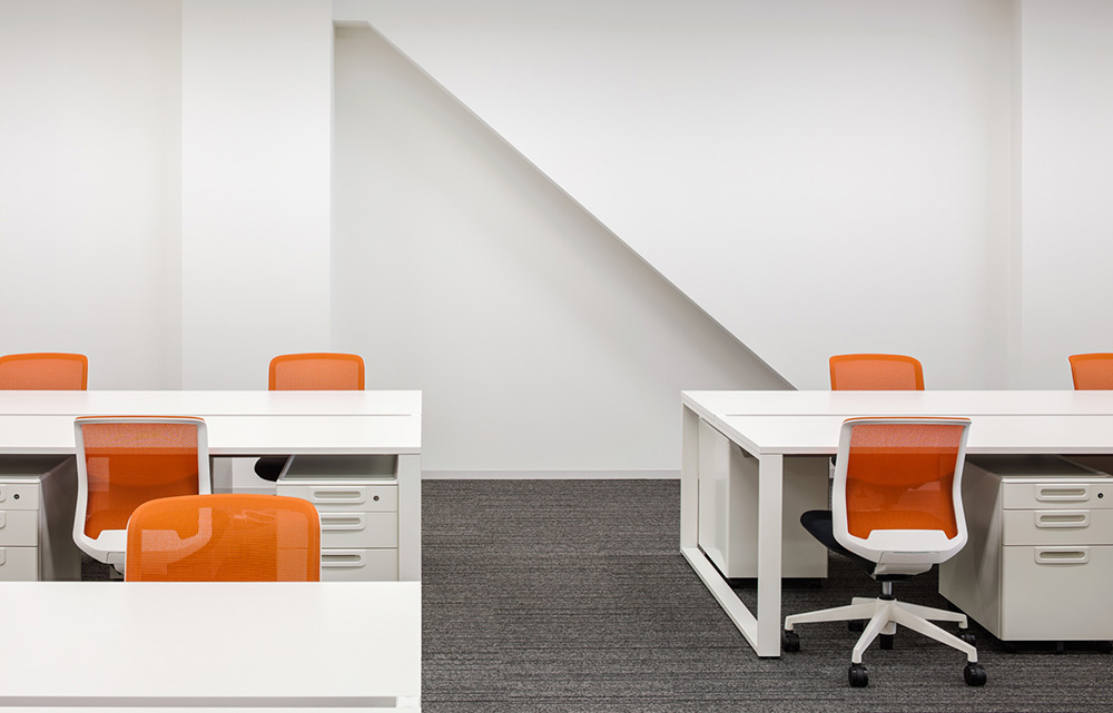 商贸公司办公室开放区域设计全景图,办公室开放区域设计全景图