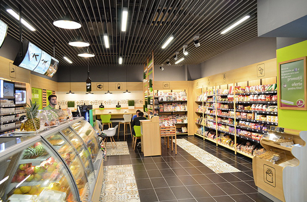 便利店装修实景图, 便利店空间设计效果图