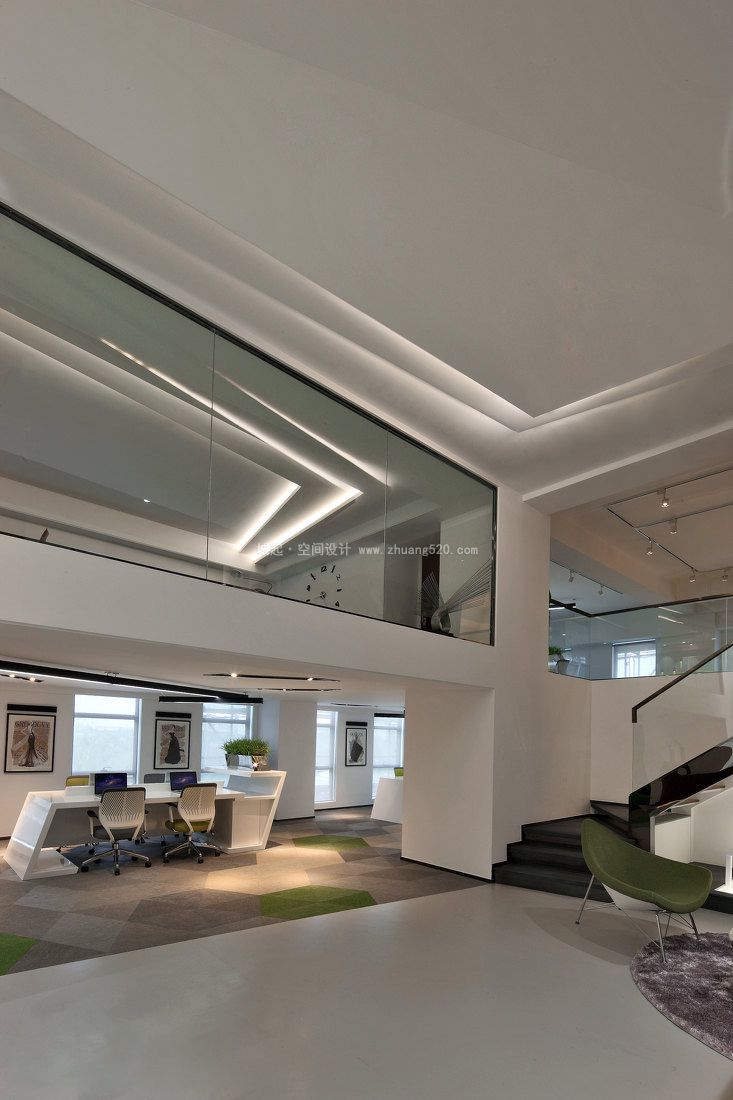 办公室设计效果图 商务稳重风办公室设计效果图,办公室设计效果图