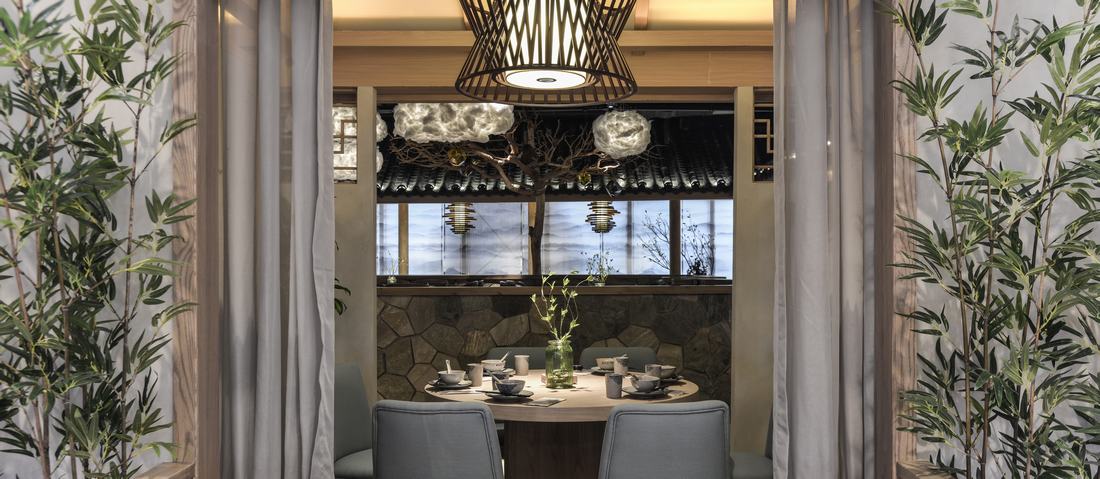 饭店空间设计效果图,饭店装饰图片