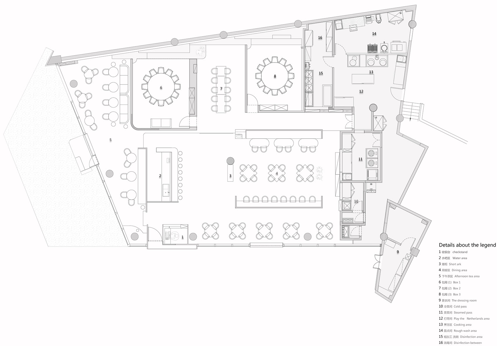 饭店设计平面图,饭店装饰平面图