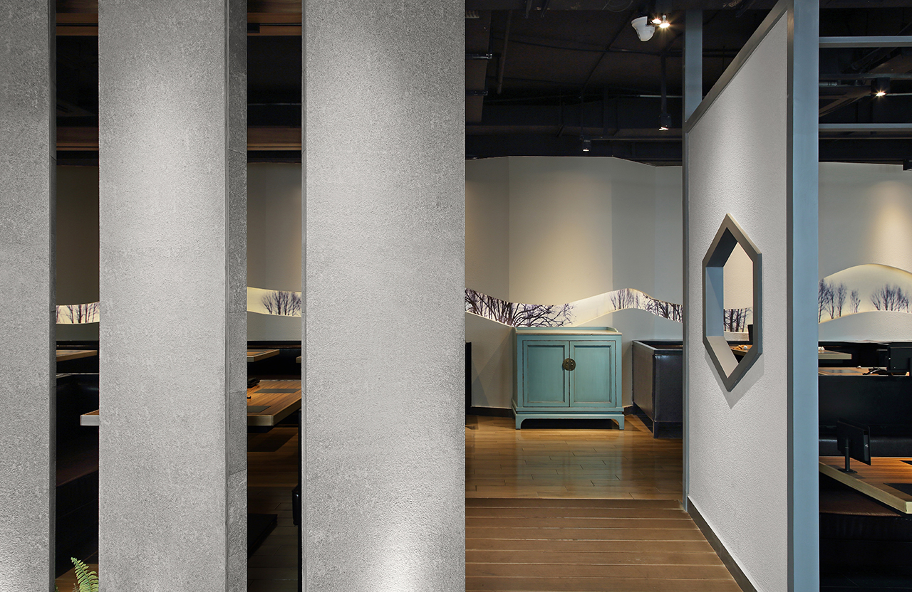 烤肉店空间设计实景图,烤肉店空间设计图片