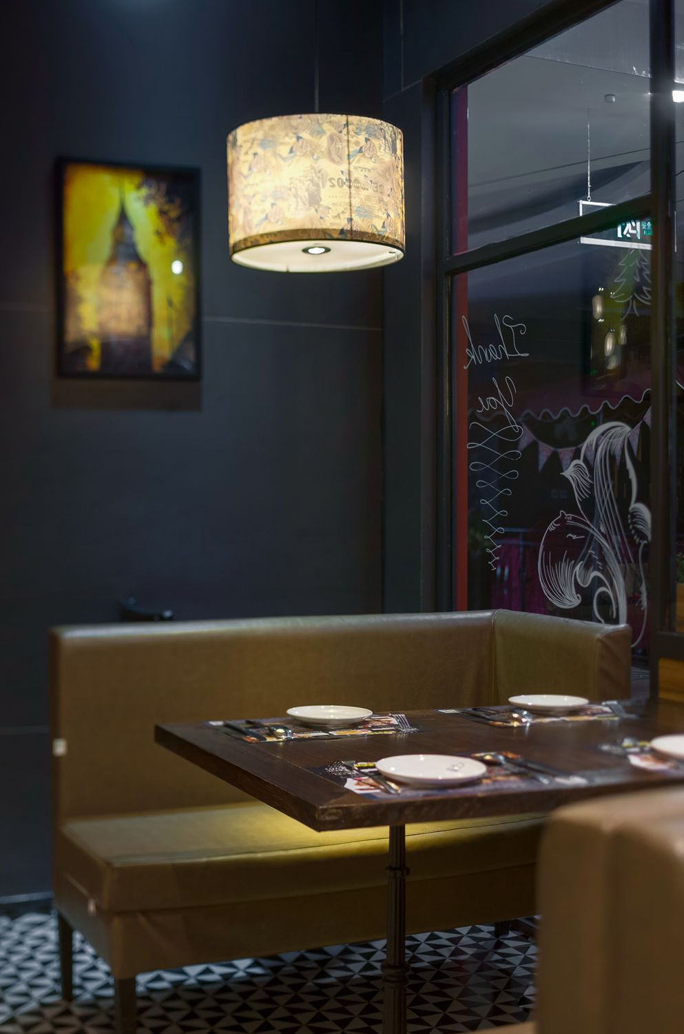 铁板烧空间设计效果图,铁板烧空间设计布局图