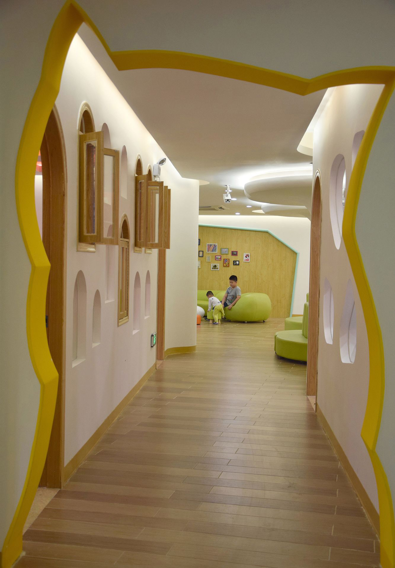 500平早教中心空间布局实景图,早教中心空间布局实景图