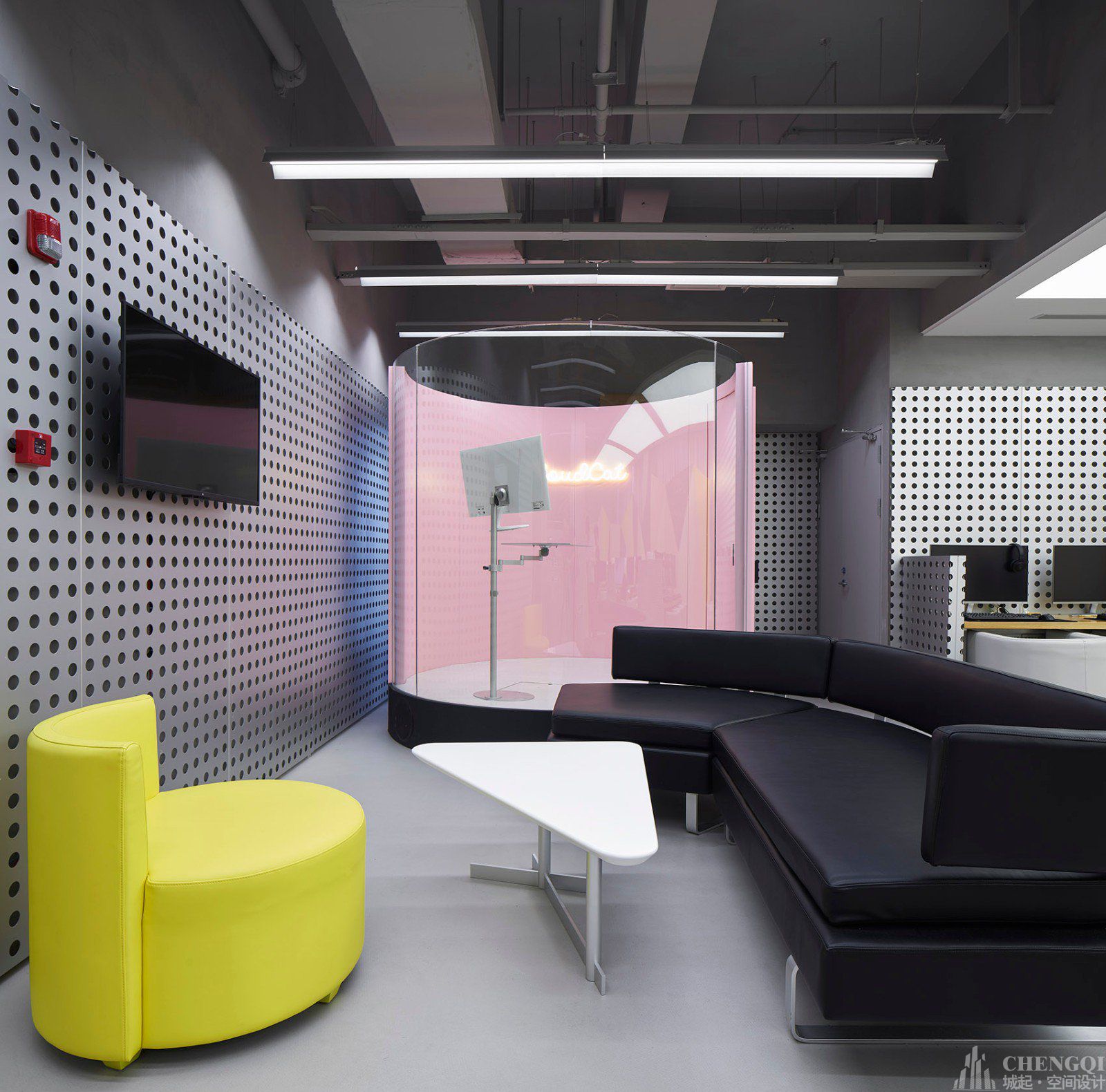 网吧空间装饰实景图,网吧空间装饰案例图