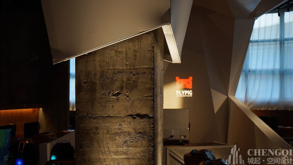 网咖空间装饰效果图,网咖空间设计图片