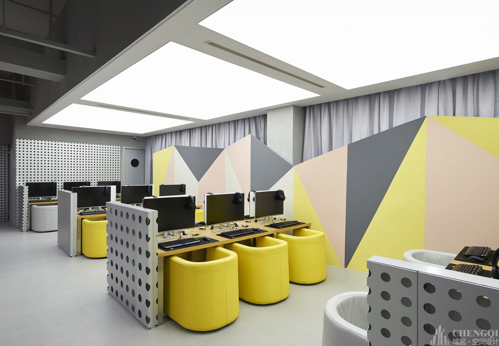 网咖设计案例图,网咖设计效果图