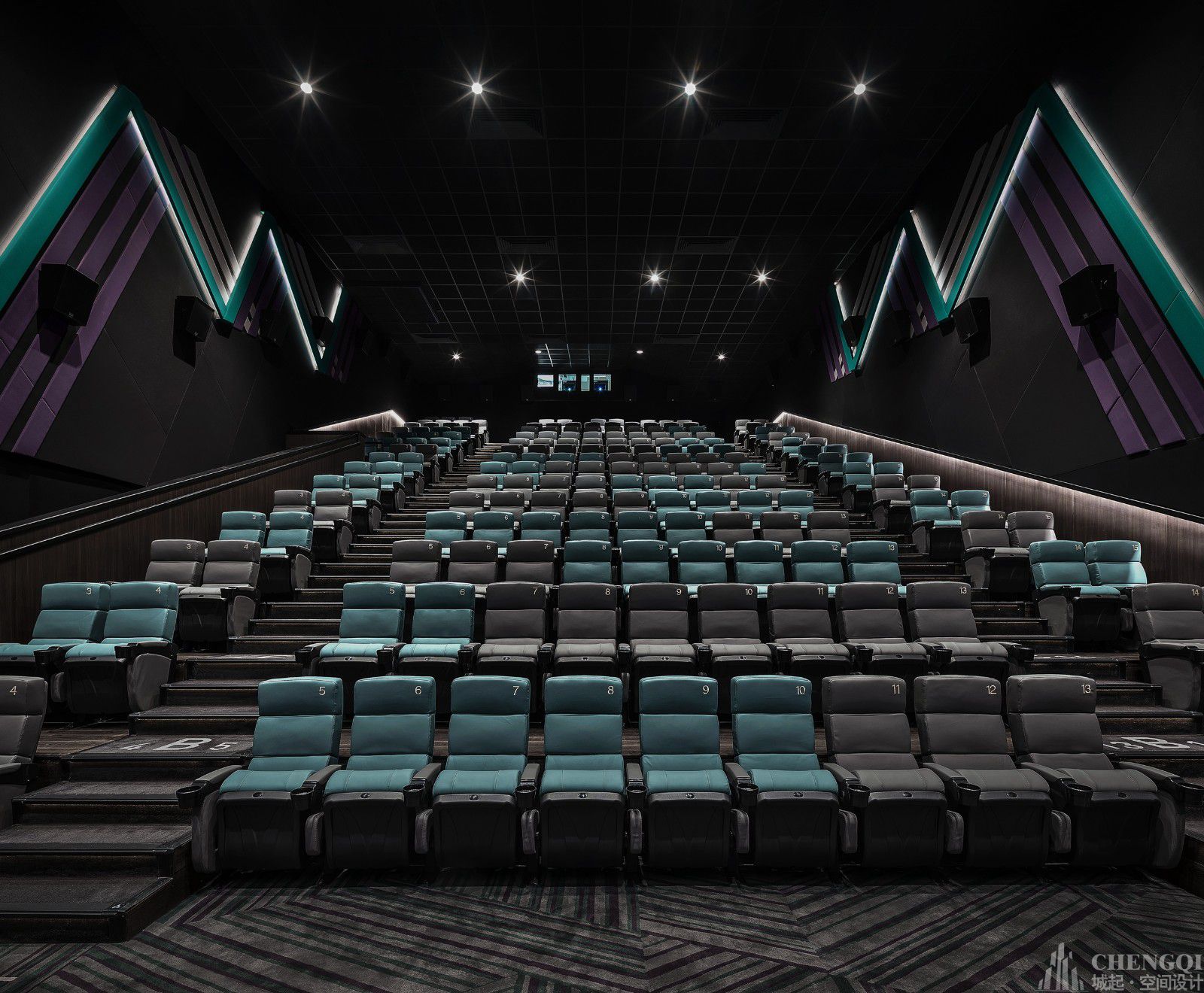 电影城装修案例图,电影城装修效果图