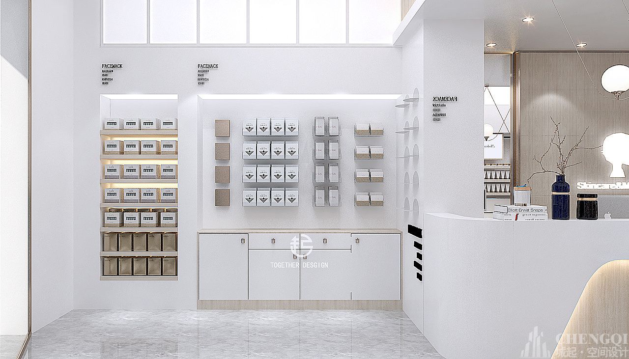 护肤品店设计图片,护肤品店设计实景图