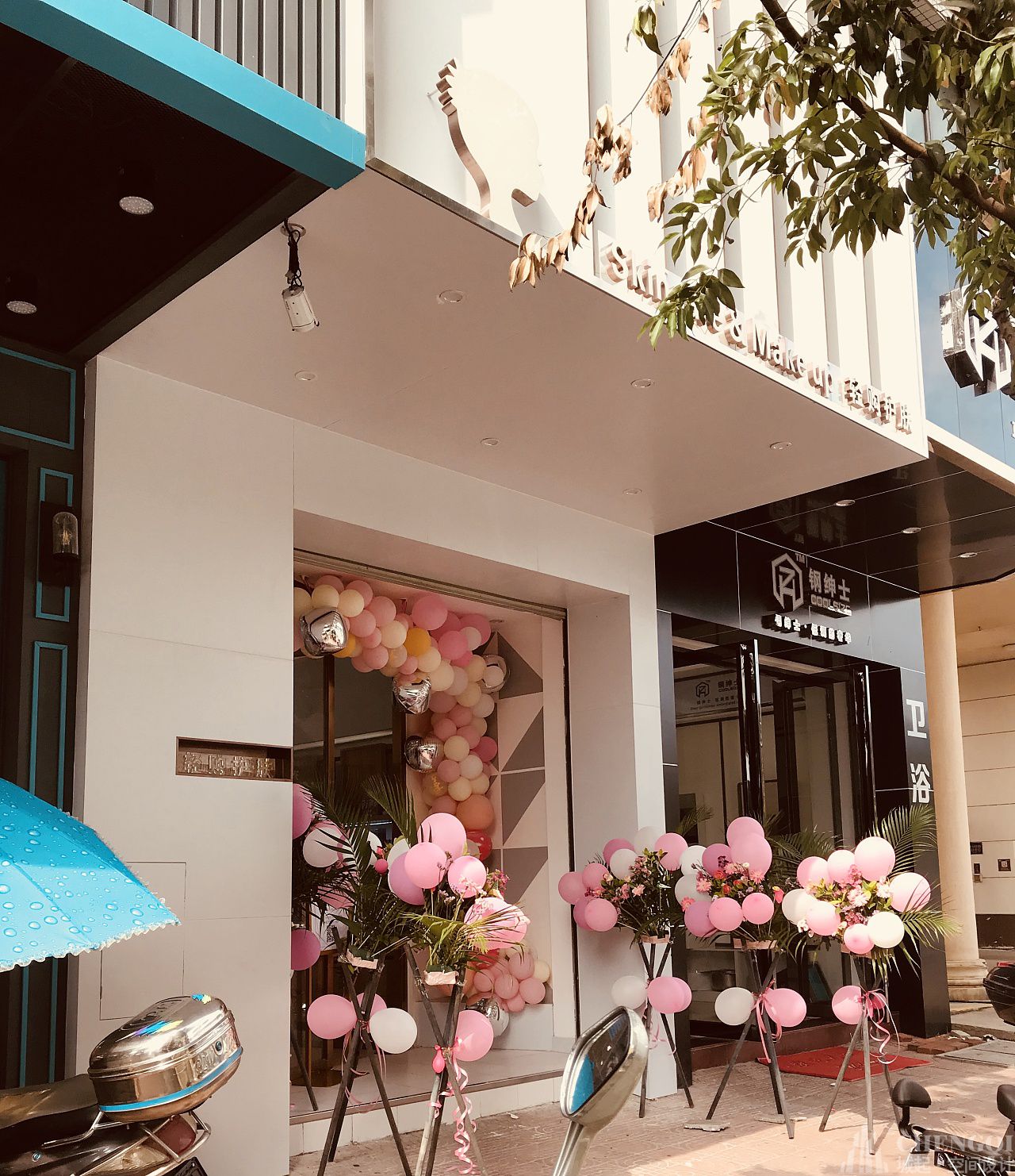 护肤品店装修设计实景图,护肤品店装修设计布局图