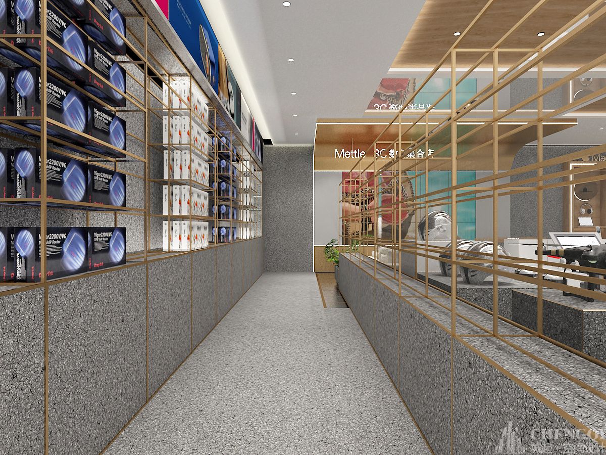 数码店装饰布局图, 数码店装饰实景图