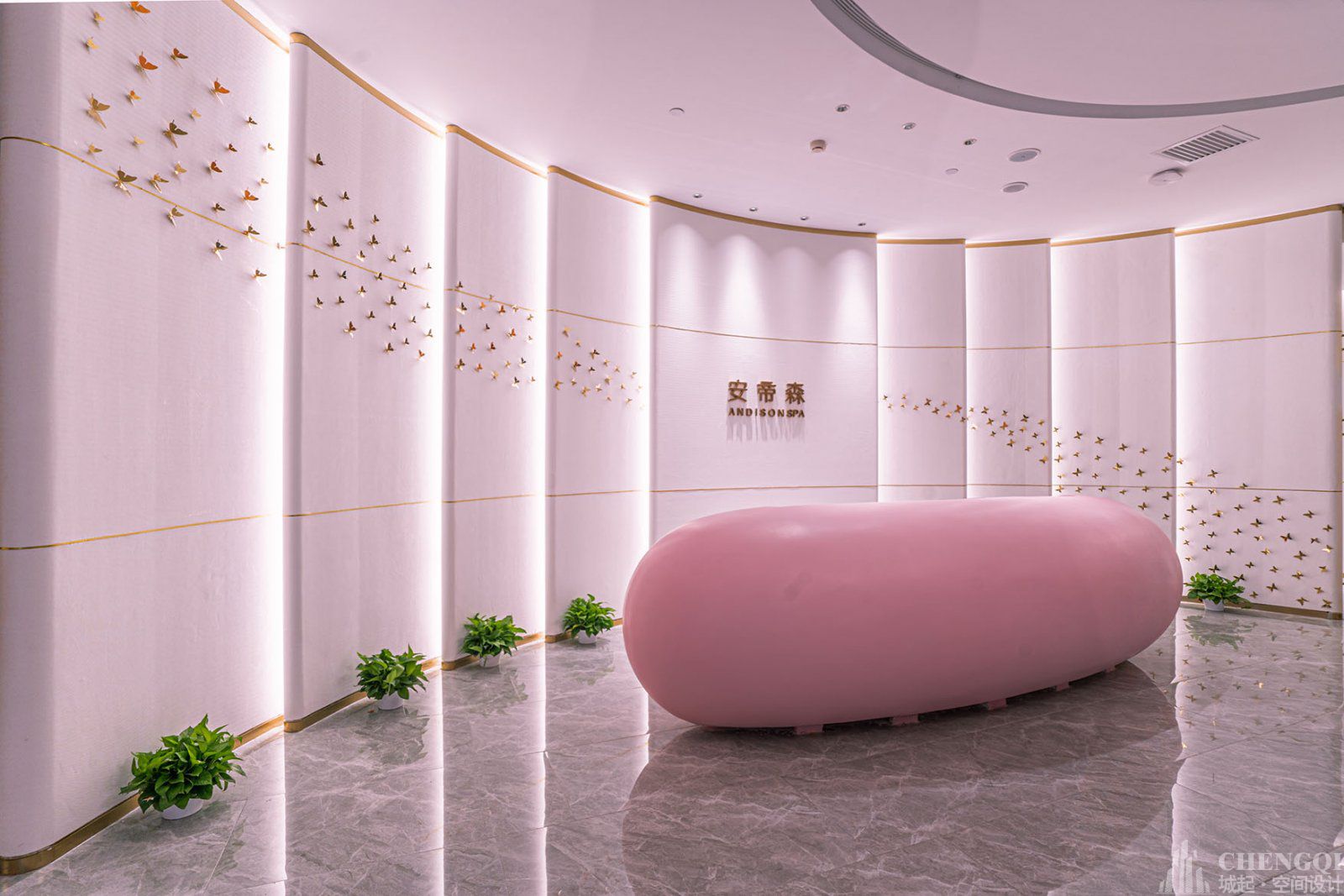 安蒂森美容院,美容店空间设计图片