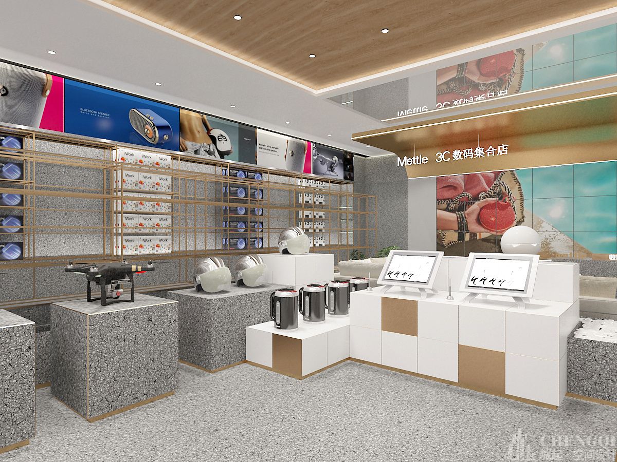 数码店装修设计实景图,数码店装修设计图片