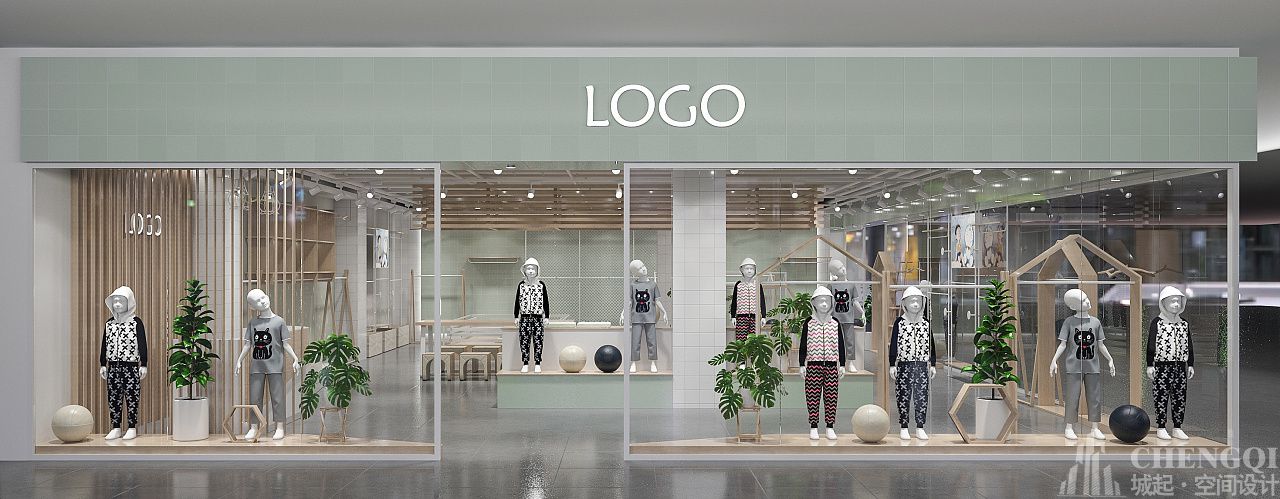 儿童生活用品空间设计布局图,儿童生活用品装饰平面图