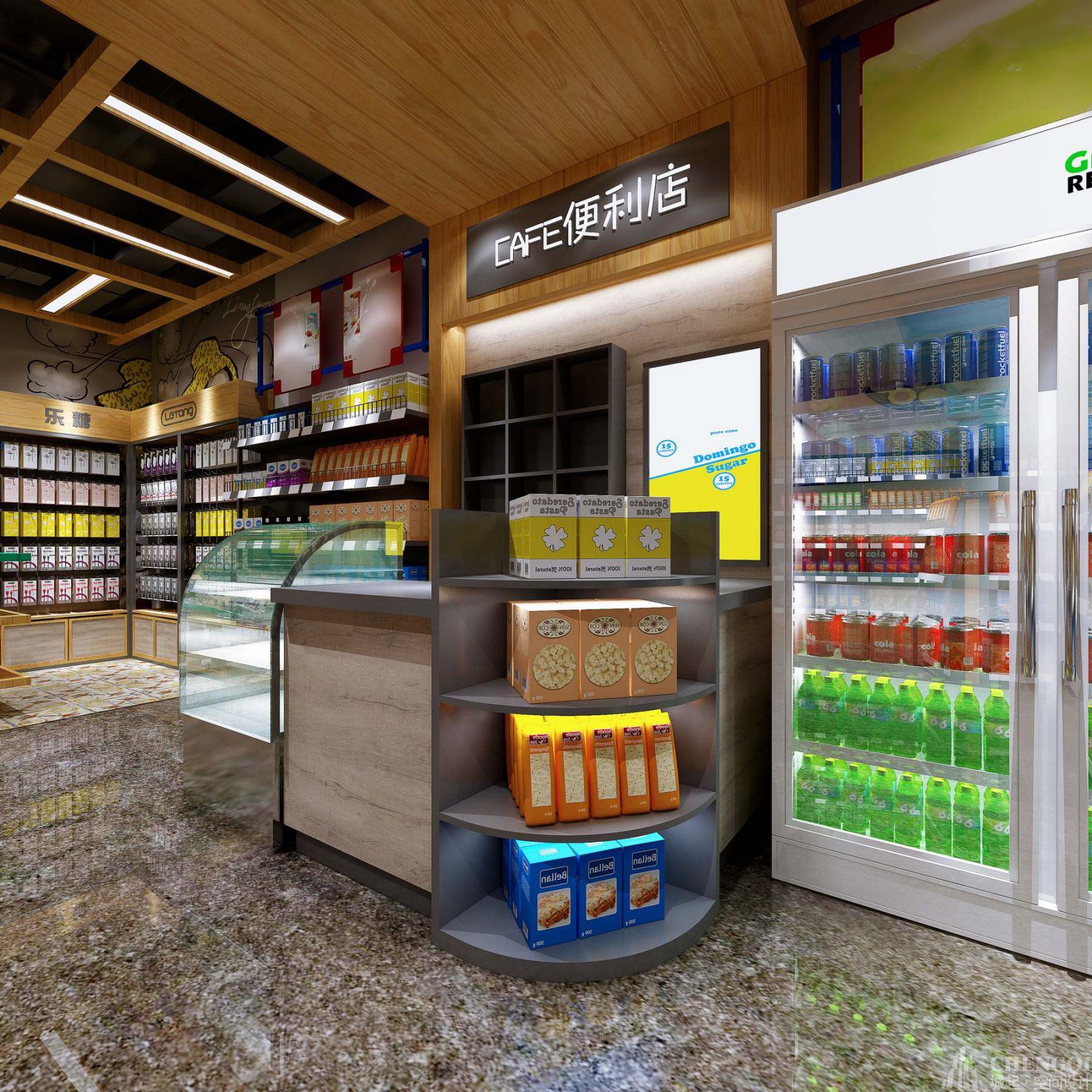 便利店空间装饰大图,便利店空间装饰高清图