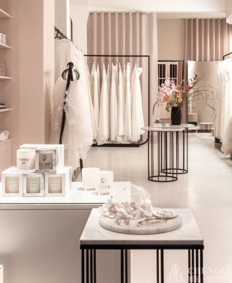 婚纱店设计效果图,婚纱店装饰案例效果图