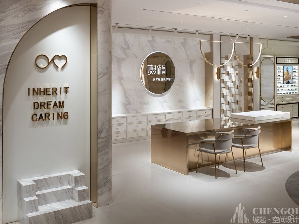 眼镜店布局案例效果图,眼镜店布局大图