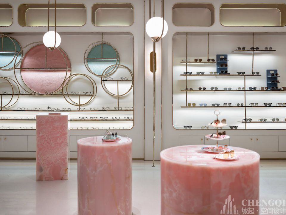 眼镜店布局图片,眼镜店布局效果图