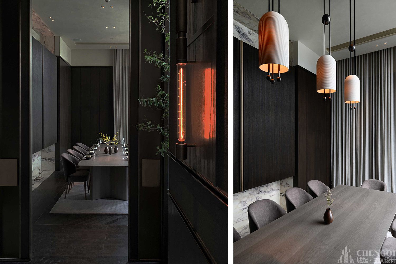 西餐厅空间设计布局图,西餐厅空间设计案例图