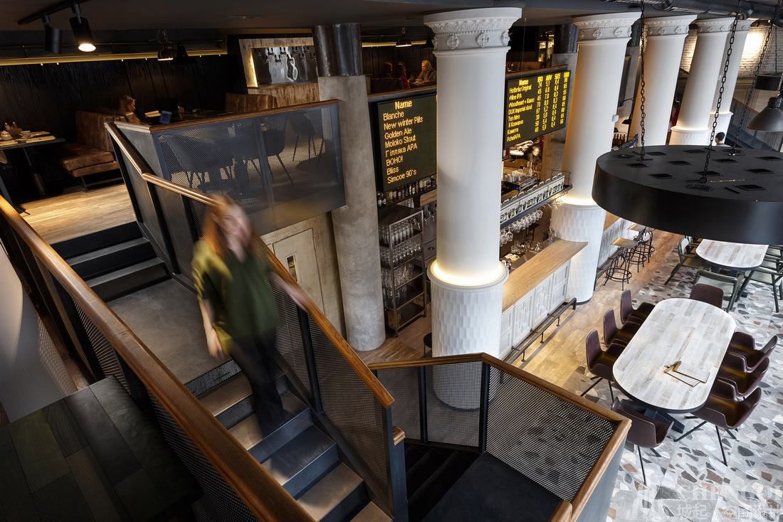 牛排店空间设计布局图,牛排店空间设计案例图