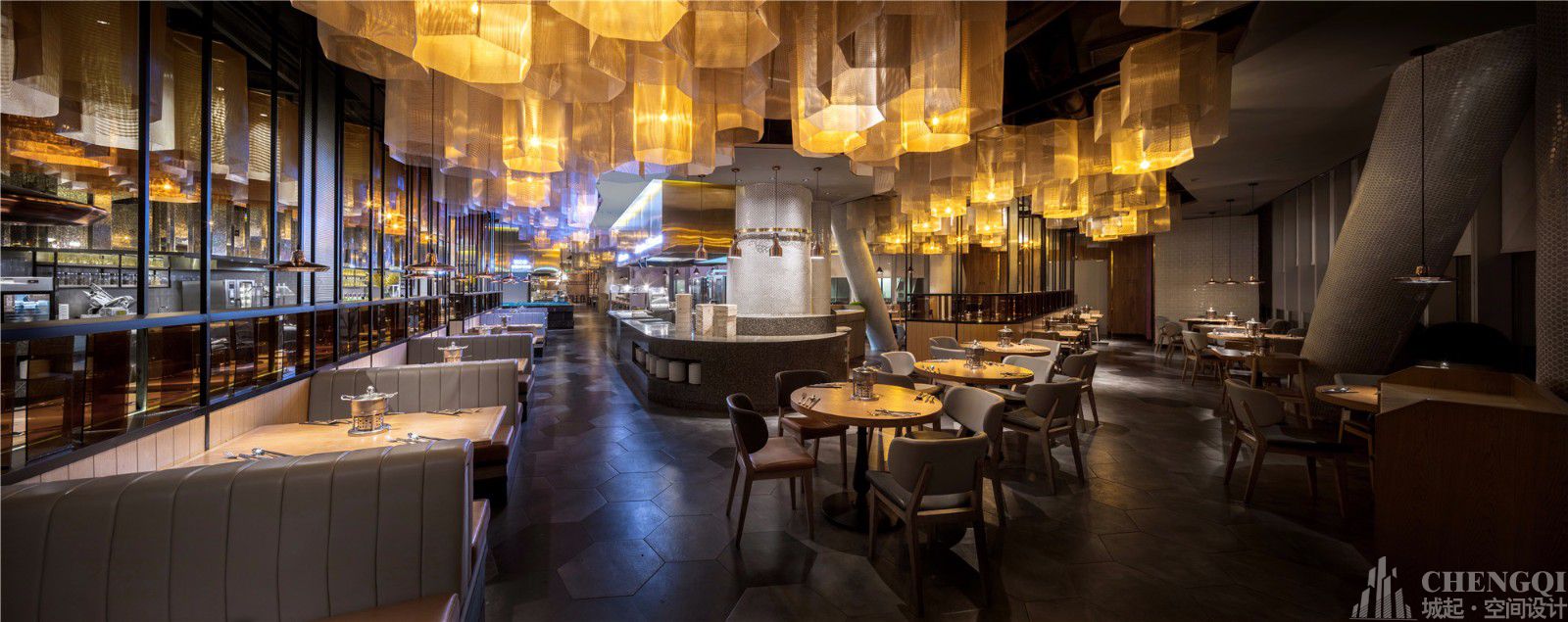 自助餐厅设计图片,自助餐厅设计实景图