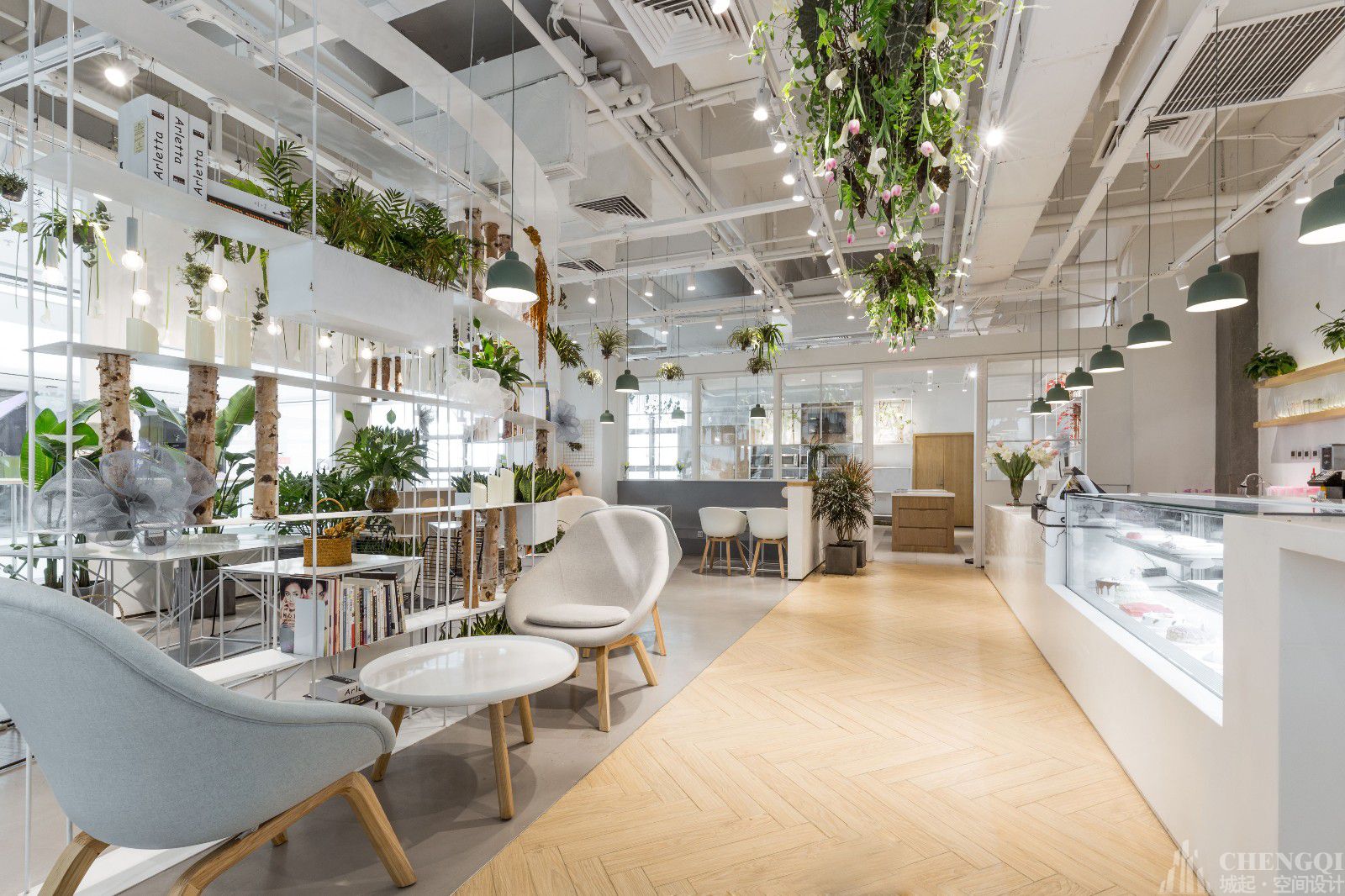 甜品店装修设计案例图,甜品店装修设计效果图