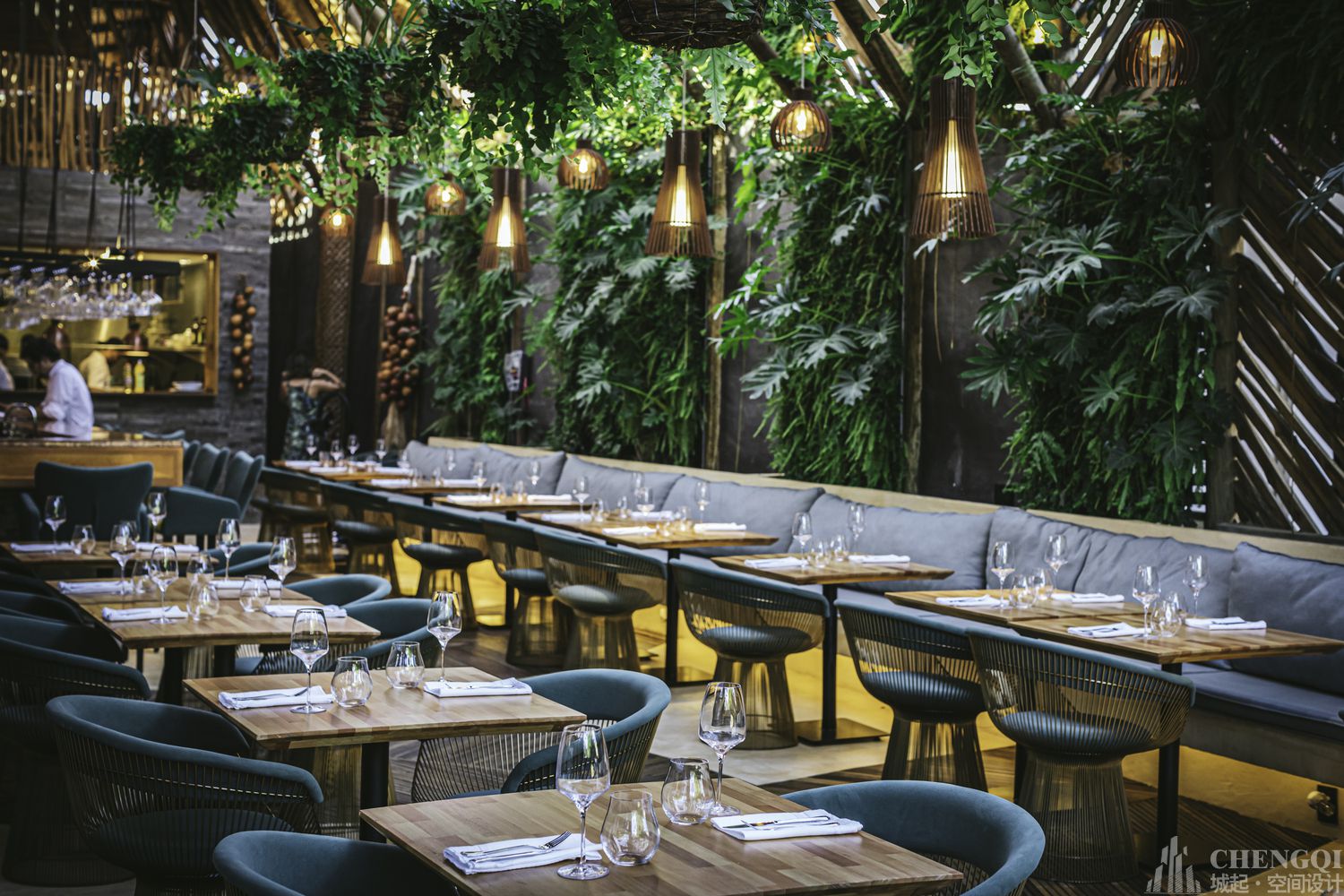 牛排店设计实景图,牛排店设计布局图