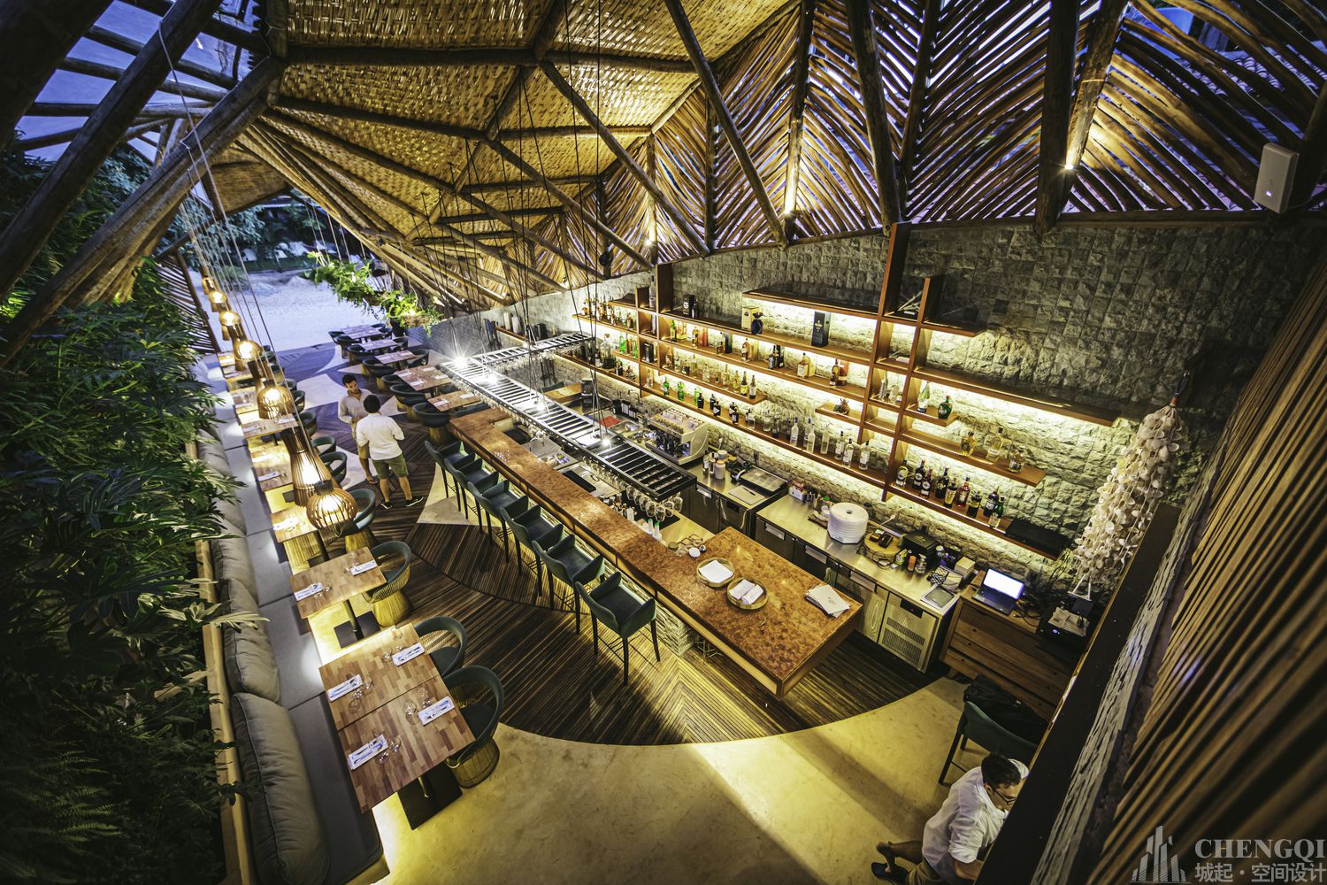 牛排店装修实景图,牛排店装修布局图