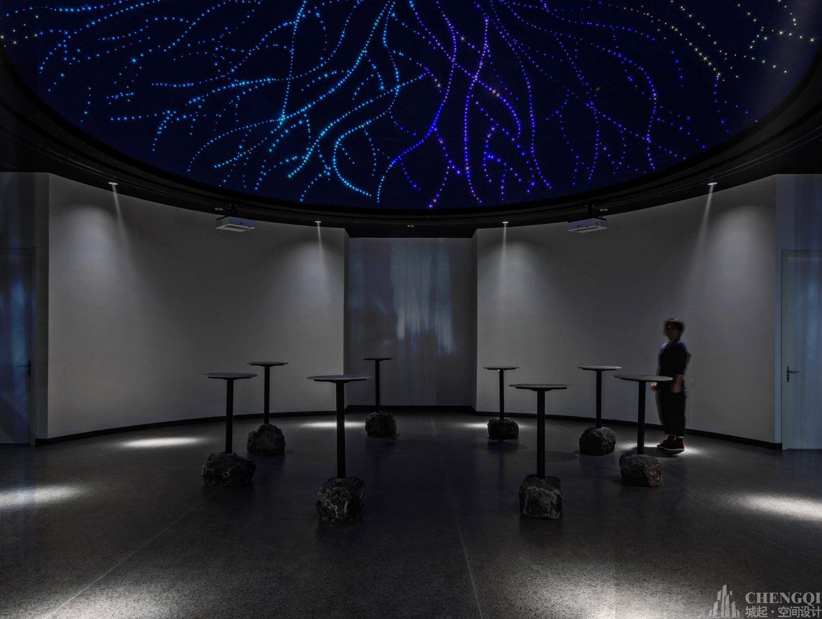 实验室空间设计效果图,实验室装饰实景图