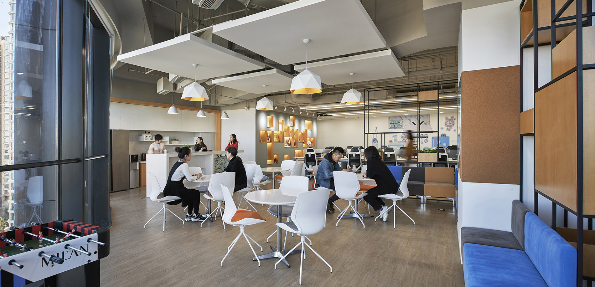 现代简约类型开放区域装饰设计效果图,简约类型开放区域装饰设计