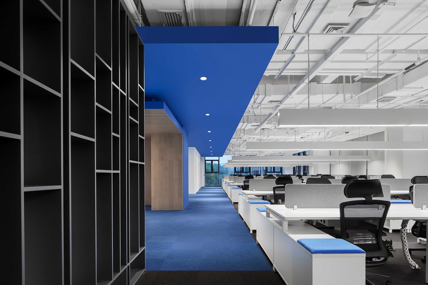 办公室走道设计效果图,办公室走廊设计装饰图