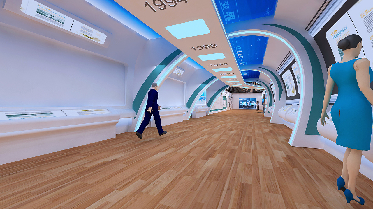  国家电网展厅,展厅装修设计案例