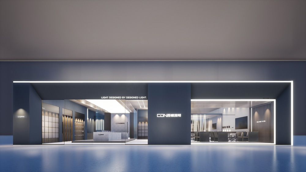 现代时尚风展示馆装饰效果图,现代时尚展示馆效果图