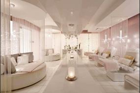 现代风格温馨美甲店装修图片