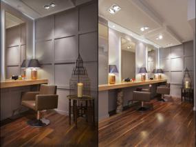 小型美发店室内装修设计图片