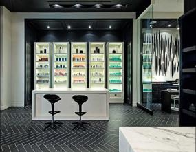 美发店室内装饰设计效果图片