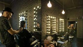 中小型美发店室内装修装潢设计图