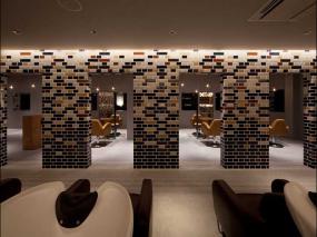 现代风格中小型美发店装修效果图