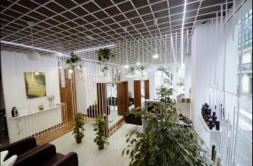 现代时尚风格美发店灯装修设计图片