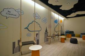 办公室原木地板装修效果图片大全